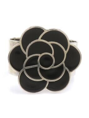 Auth Chanel Camellia Flower Bangle #303050C39B